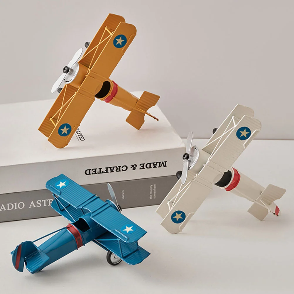 Airplane Model Ornament Desktop Vintage Retro Metal Crafts Kits Decor Iron
Airplane Model Ornament Desktop Vintage Retro Metal Crafts Kits Decor Iron