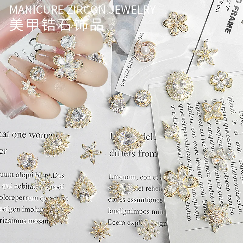 5pcs/lot, Nail Art Elegant Designs Zircon Rhinestones Decoration With Gold Silver Alloy For Nail Tips Beauty
5pcs/lot, Nail Art Elegant Designs Zircon Rhinestones Decoration With Gold Silver Alloy For Nail Tips Beauty