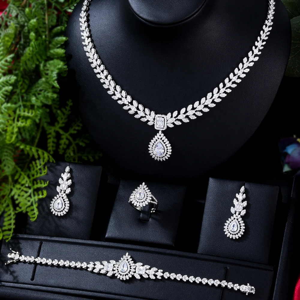 GODKI Trendy Luxury Tennis Necklace 4PCS Bridal Jewelry Set For Women Wedding Zircon Dubai Indian Bridal jewelry Set
GODKI Trendy Luxury Tennis Necklace 4PCS Bridal Jewelry Set For Women Wedding Zircon Dubai Indian Bridal jewelry Set