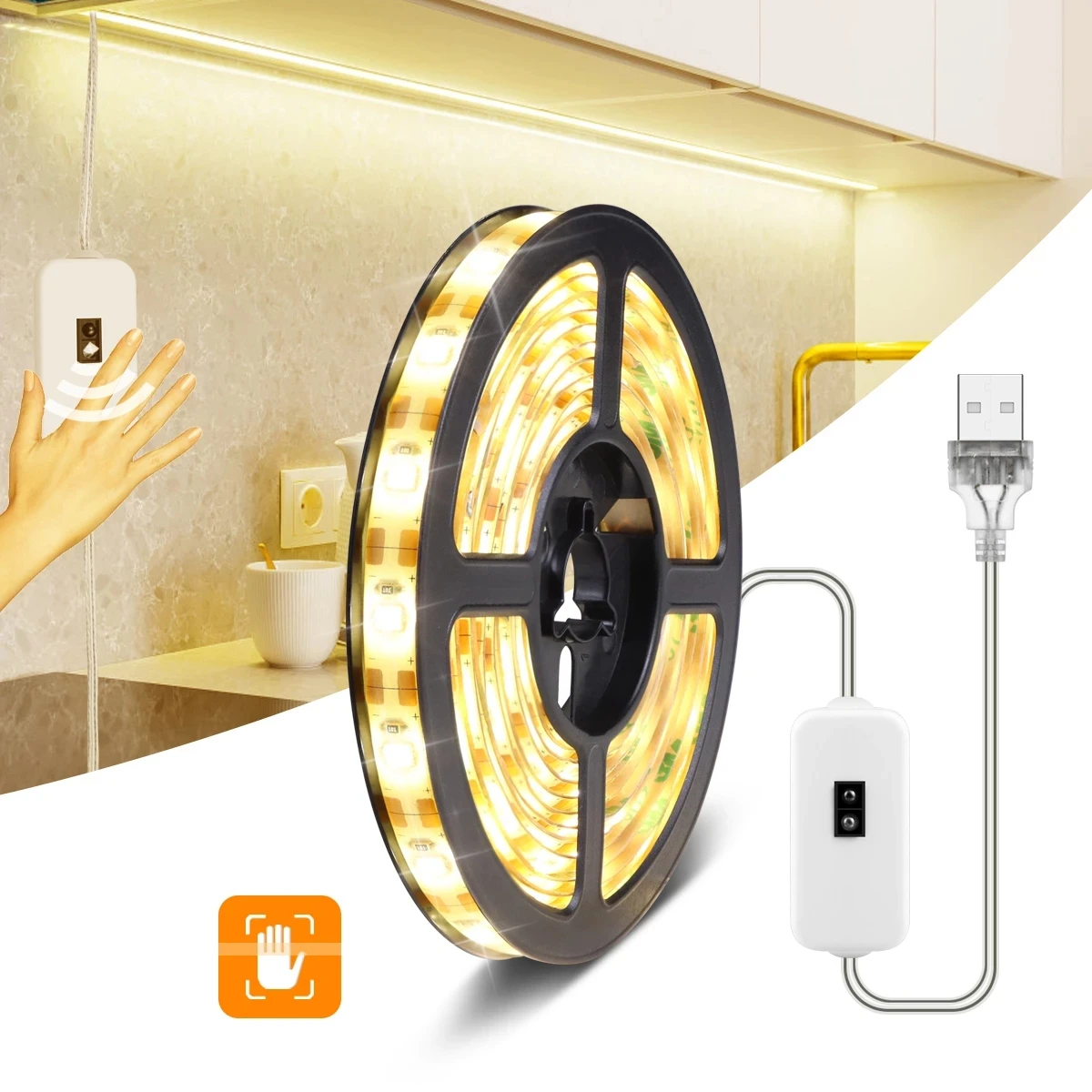 LED Backlight LED TVDC 5V Lamp USB Motion Kitchen LED Strip Hand Sweep Waving ON OFF Sensor Light diode lights Waterproof
LED Backlight LED TVDC 5V Lamp USB Motion Kitchen LED Strip Hand Sweep Waving ON OFF Sensor Light diode lights Waterproof