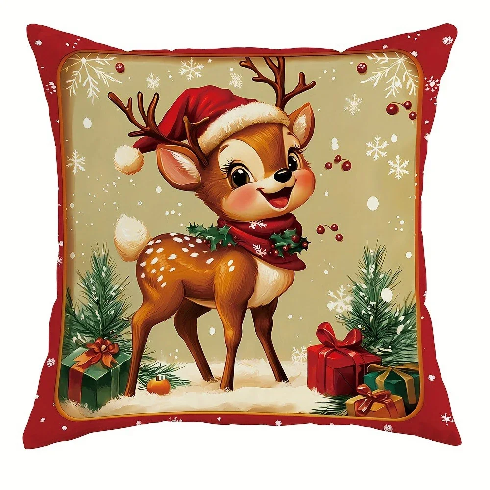 Рождественское украшение наволочка новогодний подарок Санта-Клаус палевый снеговик узор украшение дома комнаты диван наволочка
Рождественское украшение наволочка новогодний подарок Санта-Клаус палевый снеговик узор украшение дома комнаты диван наволочка