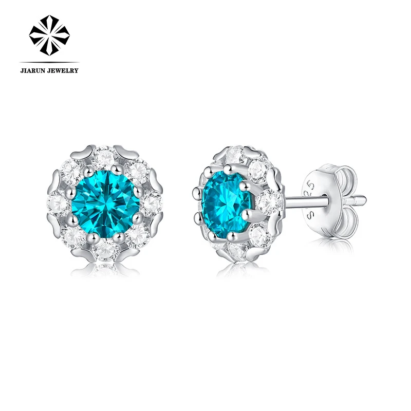 Ladies Moissanite Earrings, 100%S925 Sterling silver Sapphire Fashion luxury Jewelry K Gold proposal birthday gift earrings
Ladies Moissanite Earrings, 100%S925 Sterling silver Sapphire Fashion luxury Jewelry K Gold proposal birthday gift earrings