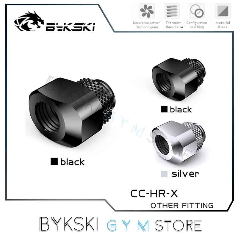 Bykski 360 Degree Rotaring Offset Fittings,G1/4 Thread Male To Female Extender Adapter,DIY PC Water Cooling Connector CC-HR-X
Bykski 360 Degree Rotaring Offset Fittings,G1/4 Thread Male To Female Extender Adapter,DIY PC Water Cooling Connector CC-HR-X