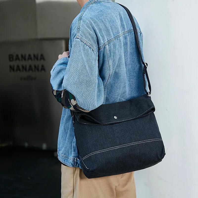 Travel Handbags Bag Crossbody Denim Canvas Japanese Shoulder Men Casual Fashion Bags Man Messenger Large Men's Satchel Cloth
Travel Handbags Bag Crossbody Denim Canvas Japanese Shoulder Men Casual Fashion Bags Man Messenger Large Men's Satchel Cloth