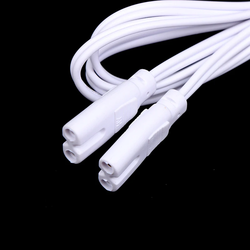 

LED Tube Lamp's Connected Cord Flexiable Connecting Cable T4 T5 T8 Fluorescent Tube Light Connector 20cm 50cm 80cm 100cm Length