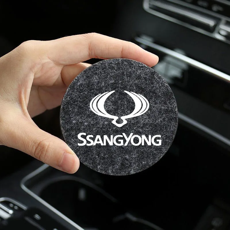 Car Water Cup Drinks mats coasters sticker for Ssangyong Actyon Rexton Korando Rodius Kyron Tivoli Musso XLV Turismo Accessories
Car Water Cup Drinks mats coasters sticker for Ssangyong Actyon Rexton Korando Rodius Kyron Tivoli Musso XLV Turismo Accessories