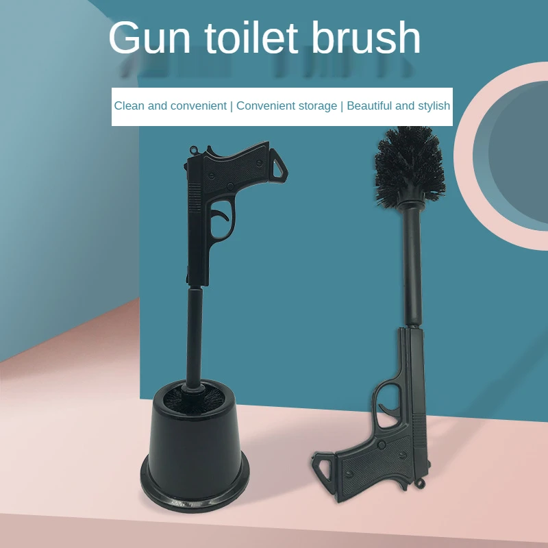Silicone Toilet Wash Brush Pistol Decorate Hanging WC Brushes Holder Cleaning Dredge Toilet Blockage Stain Bathroom Hardware
Silicone Toilet Wash Brush Pistol Decorate Hanging WC Brushes Holder Cleaning Dredge Toilet Blockage Stain Bathroom Hardware