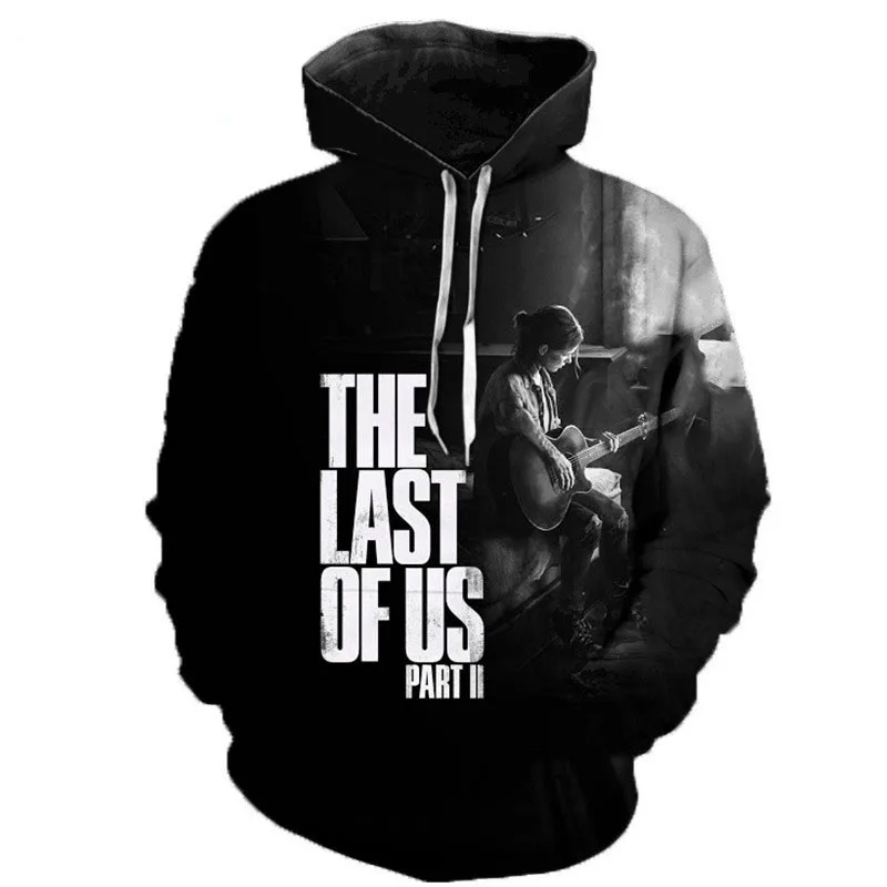 Толстовки с капюшоном Game The Last Of Us мужские и женские толстовки 3d принтом унисекс