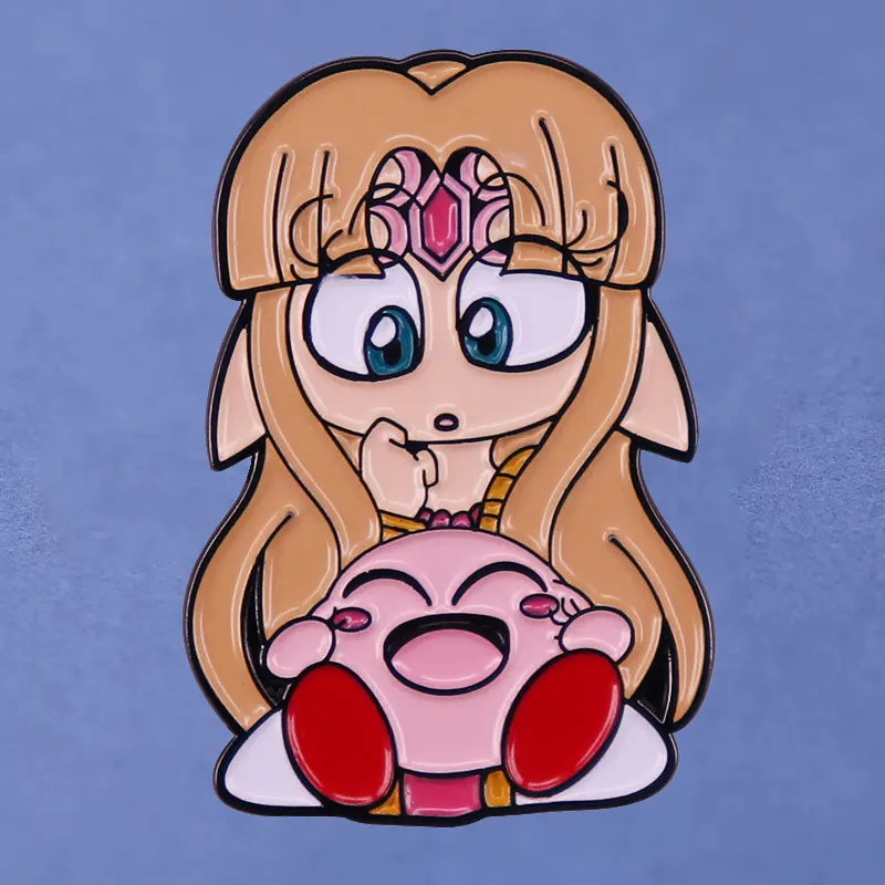 Princess Zelda And Kirby Hard Enamel Pins Collect The Legend of Zelda Metal Cartoon Brooch Backpack Hat Bag Collar Lapel Badge
Princess Zelda And Kirby Hard Enamel Pins Collect The Legend of Zelda Metal Cartoon Brooch Backpack Hat Bag Collar Lapel Badge