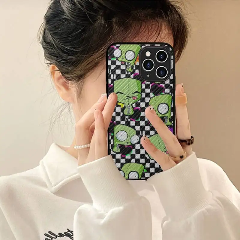 Invader Zim Phone Case Hard Leather Case for iPhone 11 12 13 Mini Pro Max 8 7 Plus SE 2020 X XR XS Coque
Invader Zim Phone Case Hard Leather Case for iPhone 11 12 13 Mini Pro Max 8 7 Plus SE 2020 X XR XS Coque