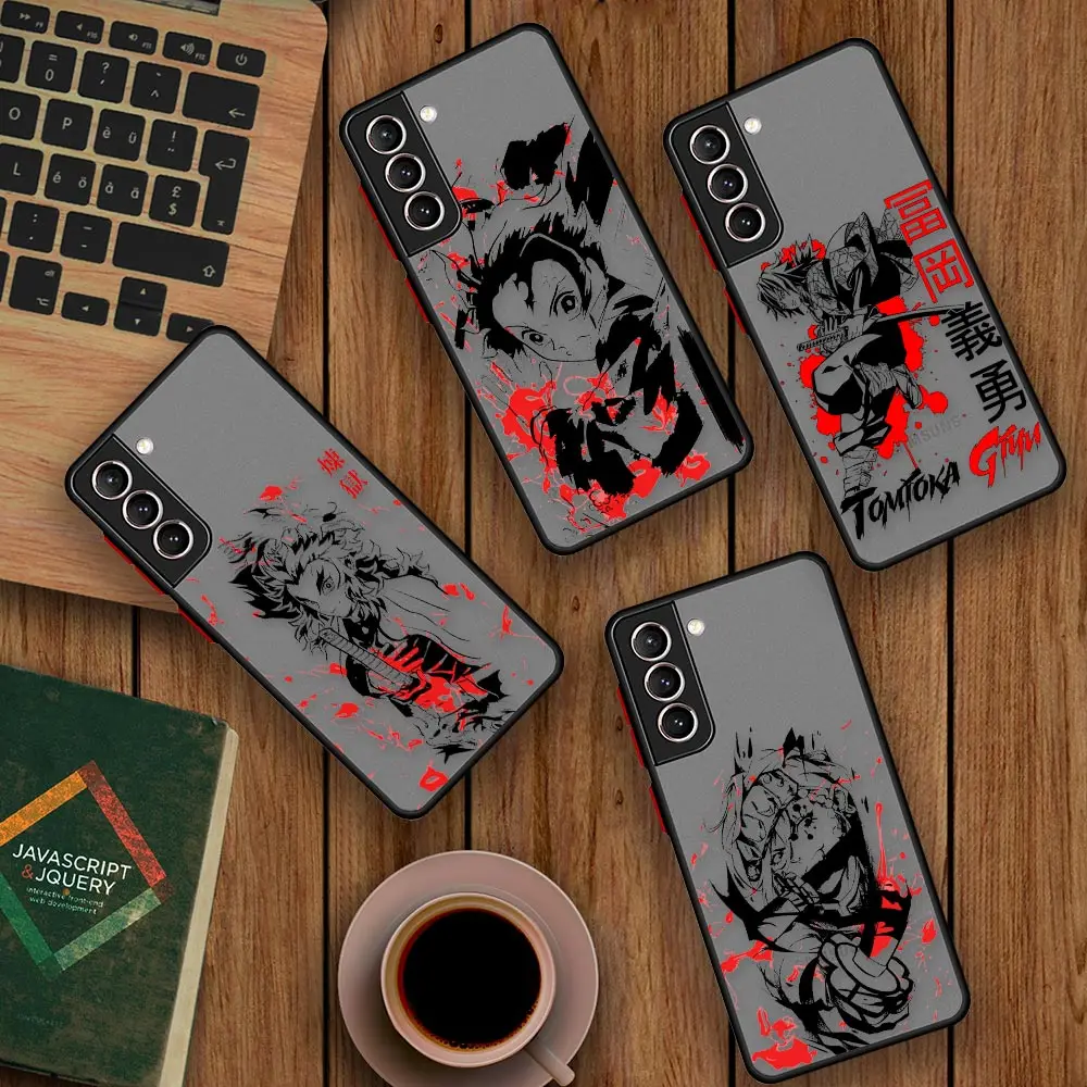 Japan Anime Demon Slayer Kimetsu Phone Case For Samsung Galaxy S22 S21 S20 FE Ultra S10 S10E S9 S23 Lite Plus Matte Cover Fundas
Japan Anime Demon Slayer Kimetsu Phone Case For Samsung Galaxy S22 S21 S20 FE Ultra S10 S10E S9 S23 Lite Plus Matte Cover Fundas