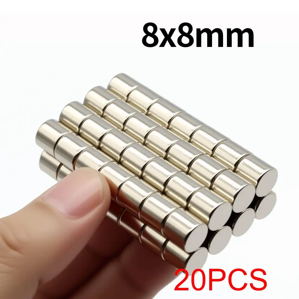 Супер сильный неодимовый магнит 8x8 мм N35
Супер сильный неодимовый магнит 8x8 мм N35