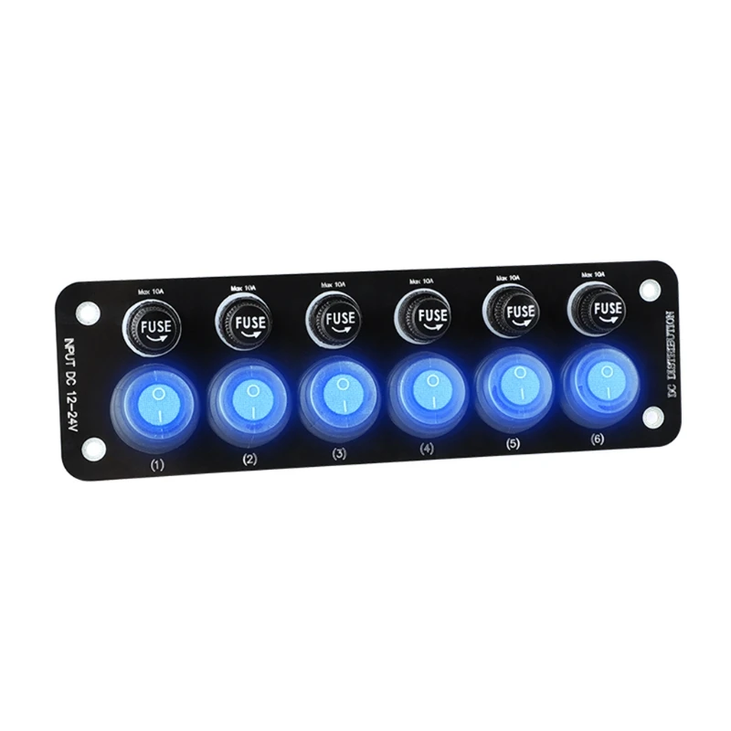 USB Socket Charger LED Voltmeter 6 Position Power Multi Outlet ON-OFF Toggle Switch Panel for Car Boat Marine RV Truck
USB Socket Charger LED Voltmeter 6 Position Power Multi Outlet ON-OFF Toggle Switch Panel for Car Boat Marine RV Truck