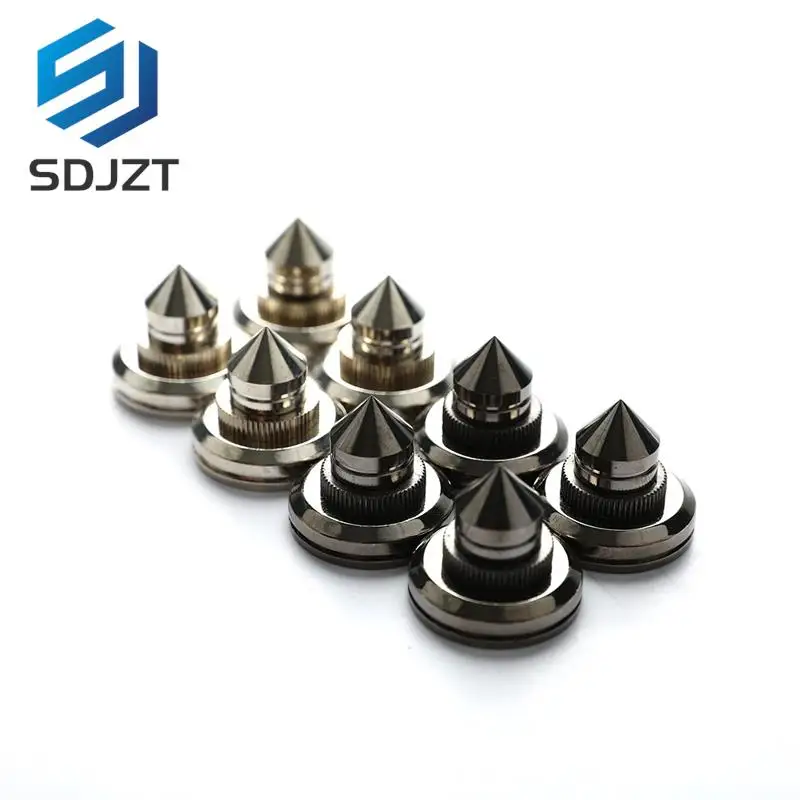 4 PCS 30*27mm speakers Stand Feet Foot Pad Pure copper silver loudspeaker box Spikes Cone Floor Foot Nail M28*26
4 PCS 30*27mm speakers Stand Feet Foot Pad Pure copper silver loudspeaker box Spikes Cone Floor Foot Nail M28*26
