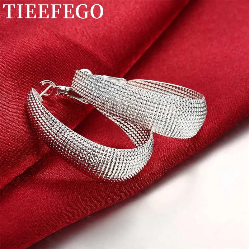 TIEEFEGO New 925 Sterling Silver Earring Women Earrings For Wedding Gift Fine Europe Jewelry Christmas Gift Engagement Party
TIEEFEGO New 925 Sterling Silver Earring Women Earrings For Wedding Gift Fine Europe Jewelry Christmas Gift Engagement Party