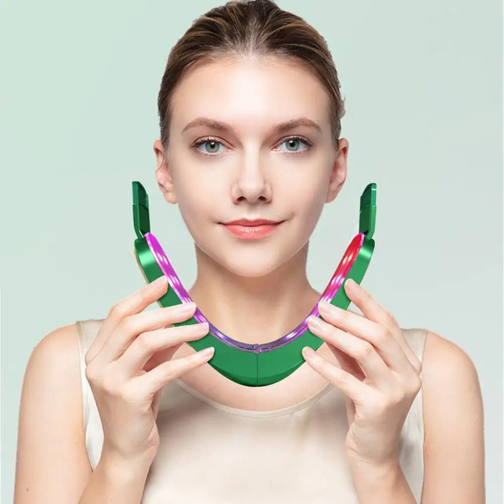 1 шт. подтягивающее устройство светодиодное фотонное устройство подтяжка лица подбородок двойной массажер V-образной формы для похудения Г...
1 шт. подтягивающее устройство светодиодное фотонное устройство подтяжка лица подбородок двойной массажер V-образной формы для похудения Г...