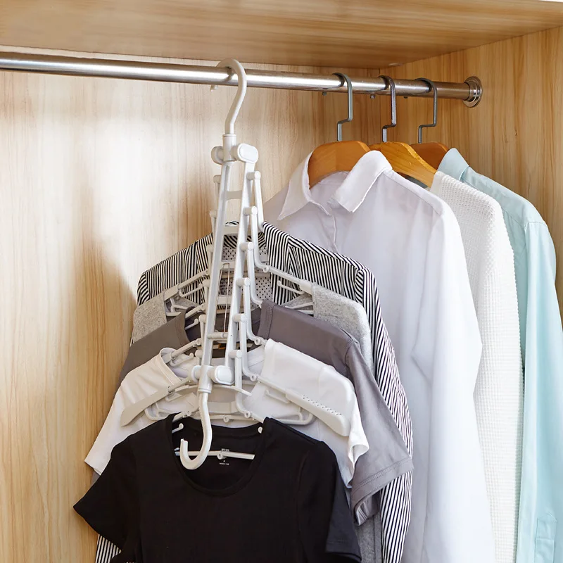 NEW Clothes Hanger Organizer Space Saving Hanger Multi-function Trouser Folding Magic Hangers Drying Racks Scarf Clothes Storage
NEW Clothes Hanger Organizer Space Saving Hanger Multi-function Trouser Folding Magic Hangers Drying Racks Scarf Clothes Storage