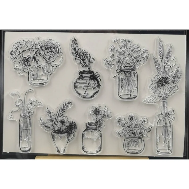 Flower Vase Series Silicone Stamps for DIY Decoration Craft Photo Album Arts Stamps for Journaling Clear Seal Stationery
Flower Vase Series Silicone Stamps for DIY Decoration Craft Photo Album Arts Stamps for Journaling Clear Seal Stationery