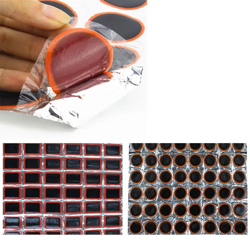 48pcs Rubber Puncture Patches Bicycle Tire Tyre Tube Repair Cycle Patch Kit Cycling Bike Tyre Inner Tube Puncture Repair Tool
48pcs Rubber Puncture Patches Bicycle Tire Tyre Tube Repair Cycle Patch Kit Cycling Bike Tyre Inner Tube Puncture Repair Tool