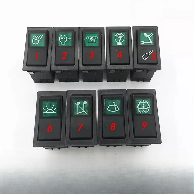 Кнопка включения фар стеклоочистителя, детали экскаватора для Lingong EC140B 210B 240B 360B 135B EC290B EC700B EC460B
Кнопка включения фар стеклоочистителя, детали экскаватора для Lingong EC140B 210B 240B 360B 135B EC290B EC700B EC460B