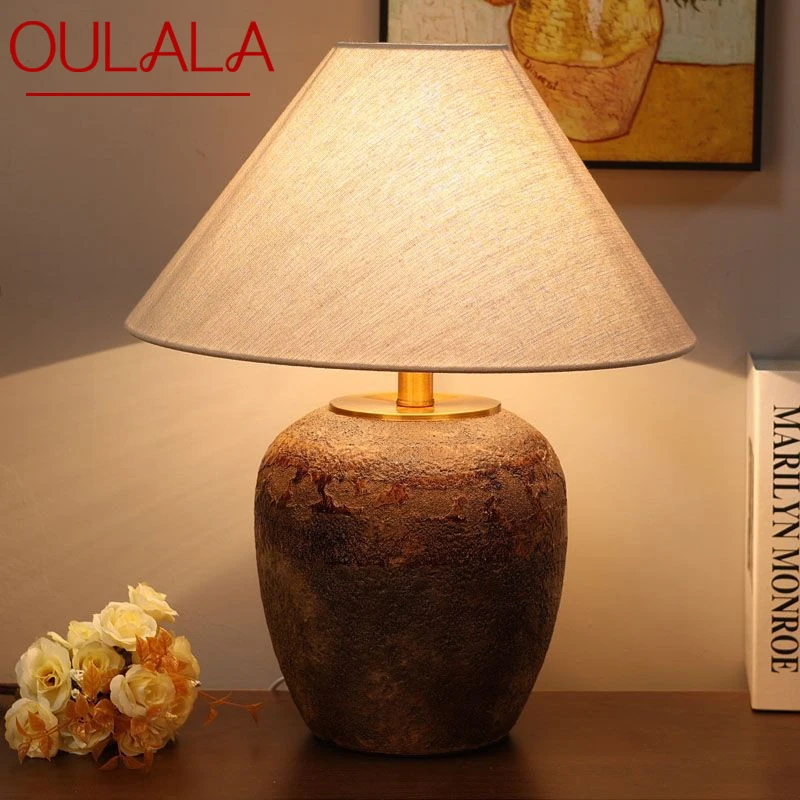 OULALA Nordic Ceramic Table Lamp Modern Art Living Room Bedroom Study Villa LED Originality Desk Light
OULALA Nordic Ceramic Table Lamp Modern Art Living Room Bedroom Study Villa LED Originality Desk Light