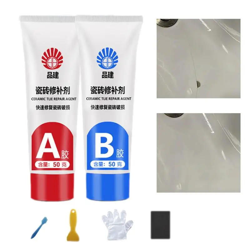 Porcelain Repair Kit Super Adhesion Ceramic Chip Repair Kit To Fix Tile Chips And Cracks On Ceramic 100g Bathtub Repair Agent
Porcelain Repair Kit Super Adhesion Ceramic Chip Repair Kit To Fix Tile Chips And Cracks On Ceramic 100g Bathtub Repair Agent