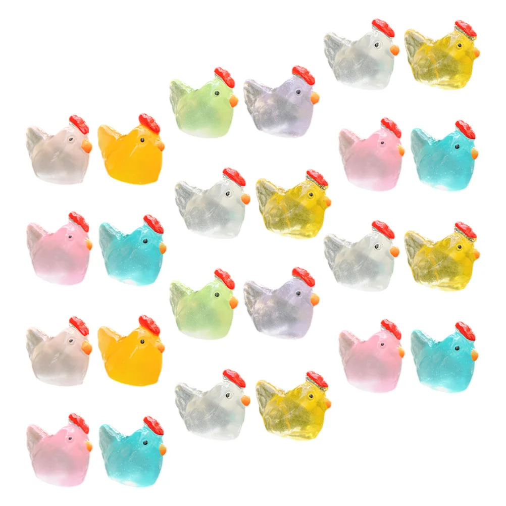 24 Pcs Mini Figurines Resin Craft Chicken Sculpture Statue Chicks Miniature Animal Adornment
24 Pcs Mini Figurines Resin Craft Chicken Sculpture Statue Chicks Miniature Animal Adornment