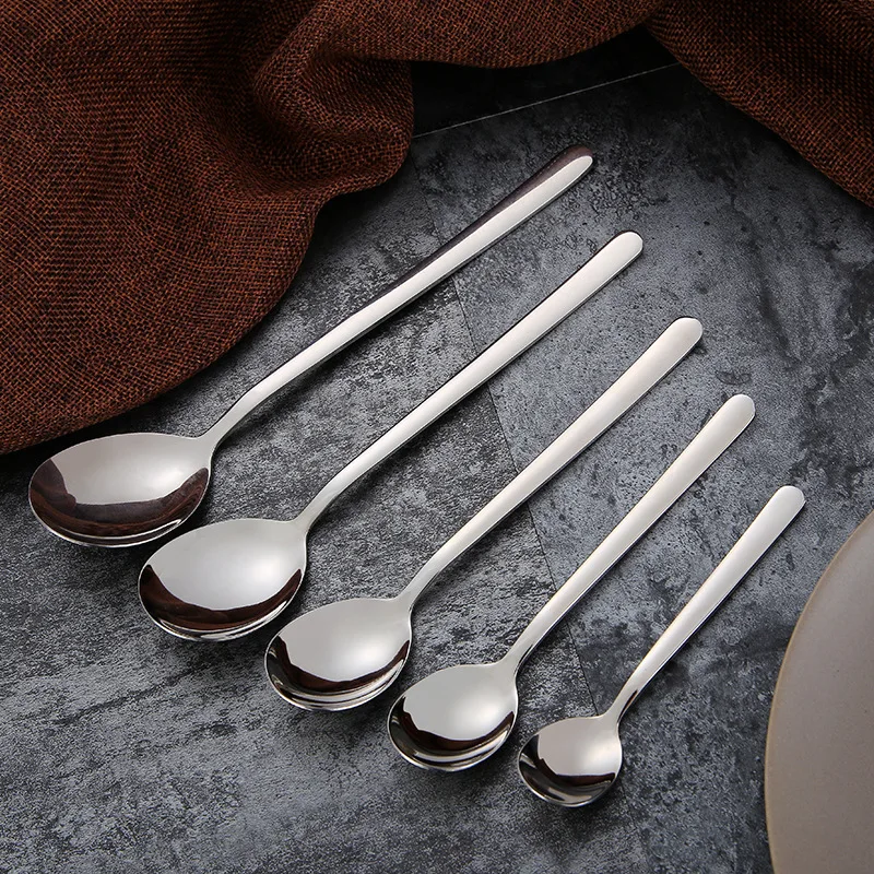 304 Stainless Steel Spoon Dessert Spoon Fork Coffee Long Handle Stirring Spoon Household Dining Spoon Stainless Steel Tableware
304 Stainless Steel Spoon Dessert Spoon Fork Coffee Long Handle Stirring Spoon Household Dining Spoon Stainless Steel Tableware