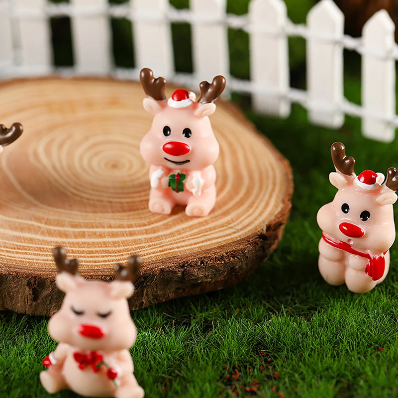 1Pc Mini Christmas Decoration Elk Christmas Figurines Fairy Garden Decor Snow Landscape Model Ornaments Resin Miniatures
1Pc Mini Christmas Decoration Elk Christmas Figurines Fairy Garden Decor Snow Landscape Model Ornaments Resin Miniatures