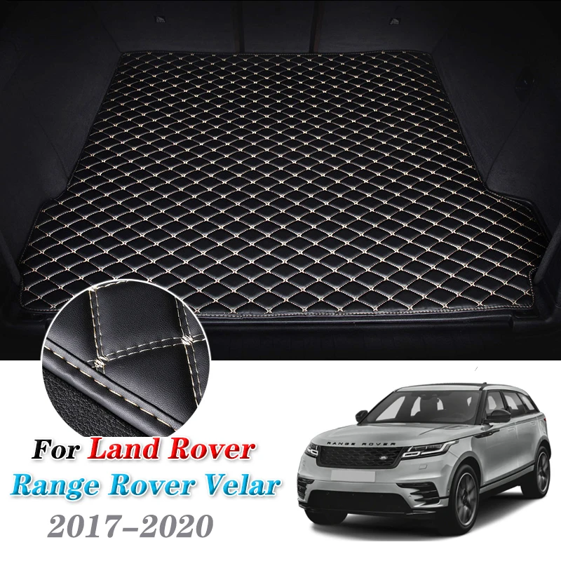 Кожаный коврик для багажника автомобиля Land Rover Range Rover Velar 2017-2020, напольный коврик для багажника, ковер, автомобильные аксессуары
Кожаный коврик для багажника автомобиля Land Rover Range Rover Velar 2017-2020, напольный коврик для багажника, ковер, автомобильные аксессуары