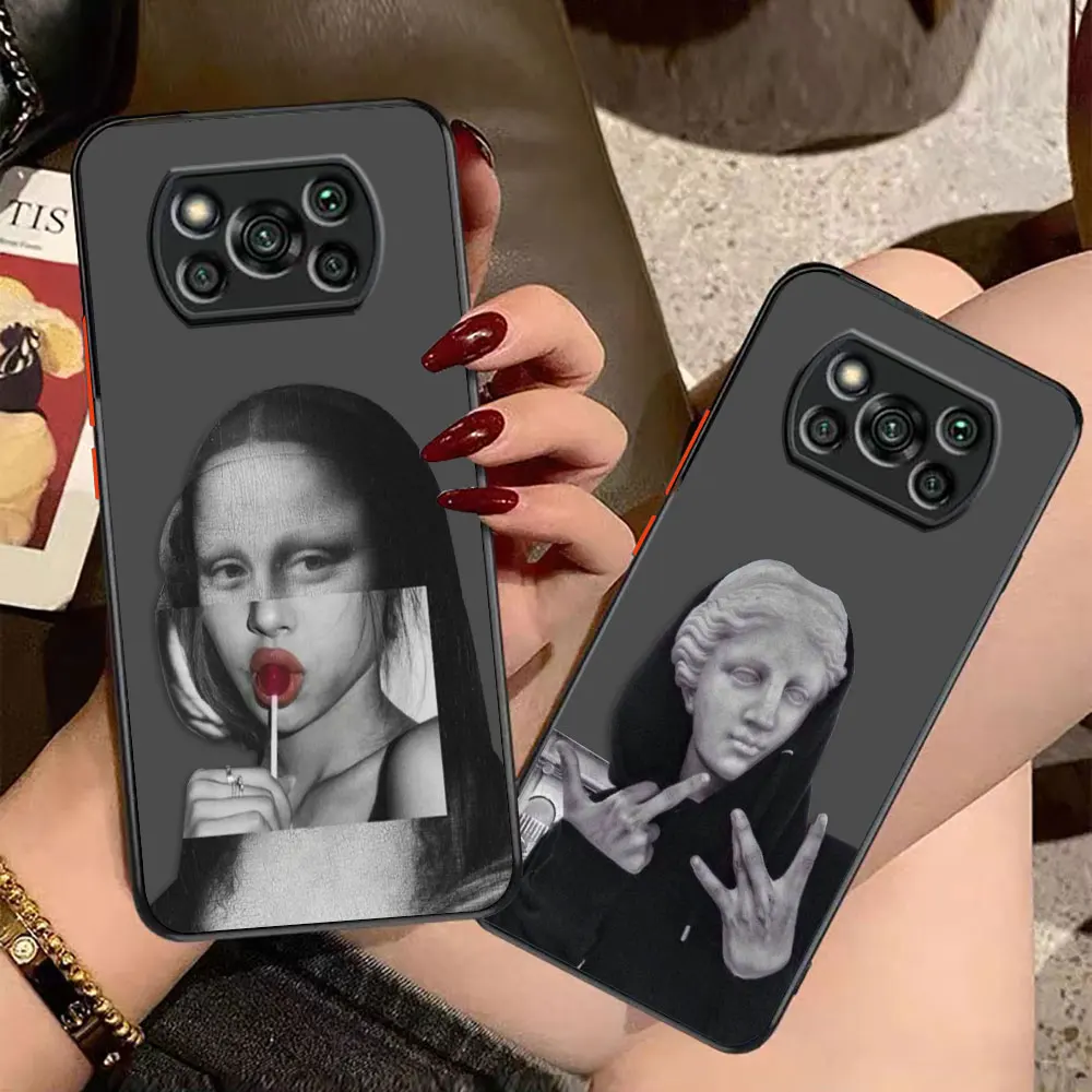 Art Aesthetic David Mona Lisa Comics Matte Case for Xiaomi POCO X4 X3 X2 M4 M3 M2 F4 F3 GT F2 C40 PRO 4G A3 MIX4 CIVI Case Shell
Art Aesthetic David Mona Lisa Comics Matte Case for Xiaomi POCO X4 X3 X2 M4 M3 M2 F4 F3 GT F2 C40 PRO 4G A3 MIX4 CIVI Case Shell