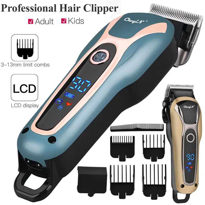 CkeyiN LCD Professional Hair Clipper Men's Barber Beard Trimmer Electric Rechargeable Cutting Machine Cordless Haircut Adult Kid
CkeyiN LCD Professional Hair Clipper Men's Barber Beard Trimmer Electric Rechargeable Cutting Machine Cordless Haircut Adult Kid