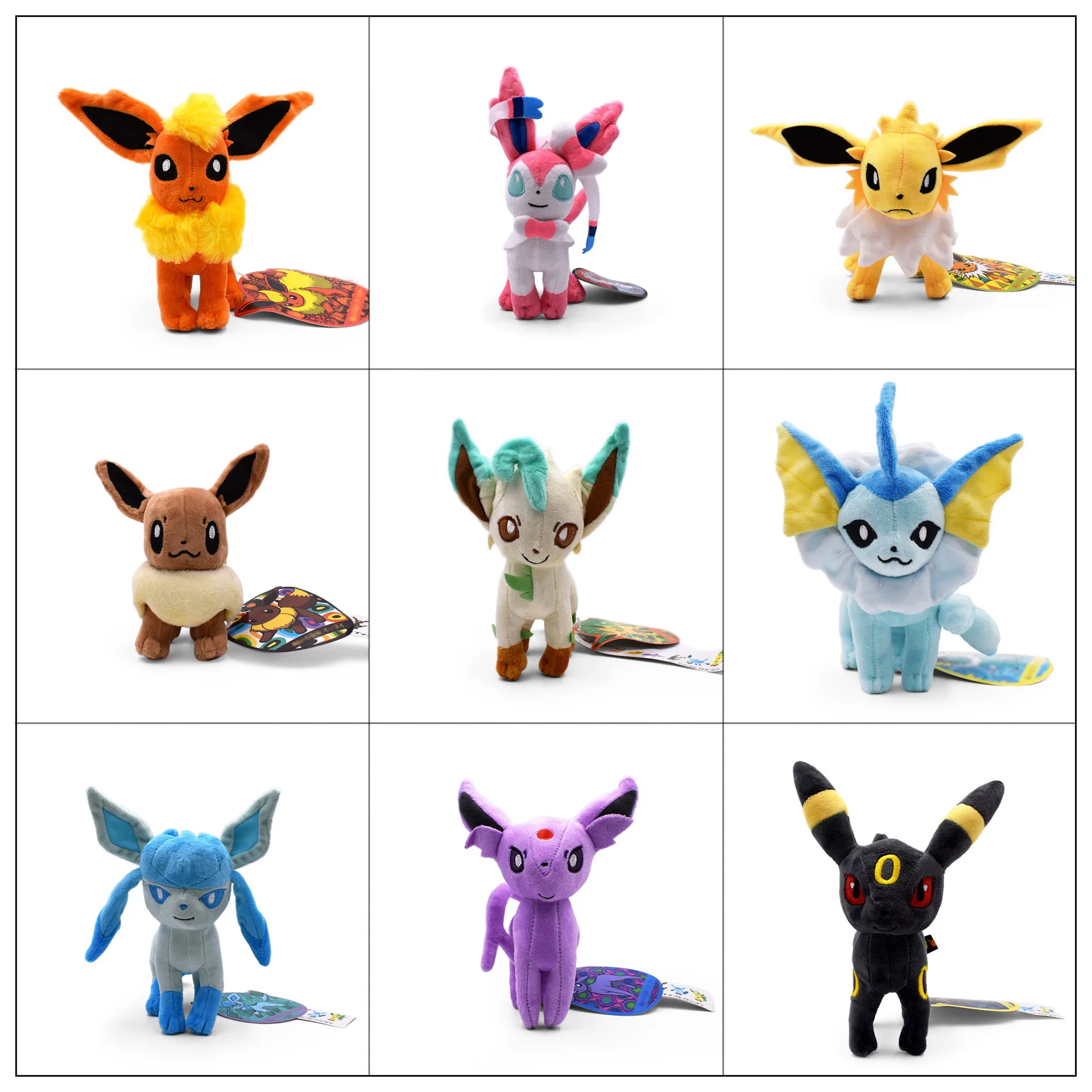 Pokemon Cartoon Plush Toys Kawaii Sylveon Umbreon Eevee Vaporeon Flareon Plush Doll Soft Stuffed Animal Doll Kids Birthday Gift
Pokemon Cartoon Plush Toys Kawaii Sylveon Umbreon Eevee Vaporeon Flareon Plush Doll Soft Stuffed Animal Doll Kids Birthday Gift