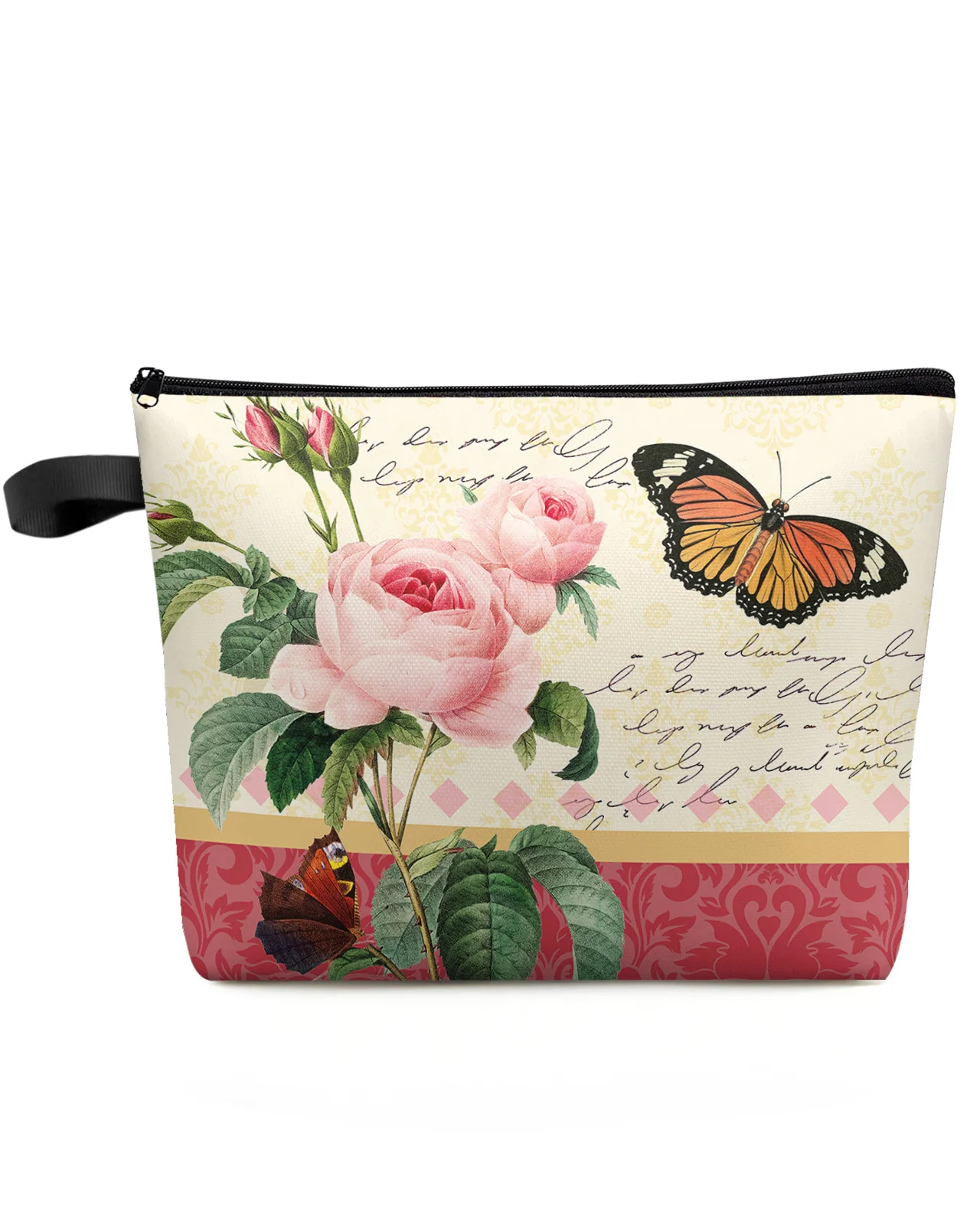 Antique Plant Flower Pink Rose Butterfly Makeup Bag Pouch Travel Essentials Women Cosmetic Bags Organizer Storage Pencil Case
Antique Plant Flower Pink Rose Butterfly Makeup Bag Pouch Travel Essentials Women Cosmetic Bags Organizer Storage Pencil Case