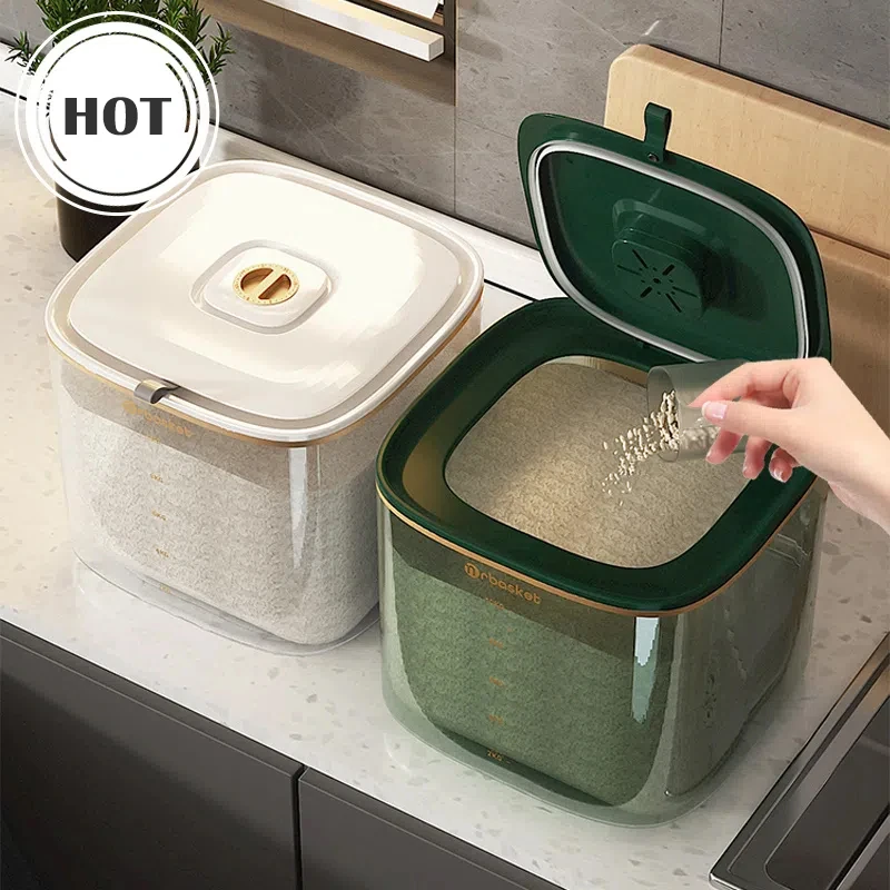 5/10kg rice bucket Household insect-proof moisture-proof sealed food-grade rice container Large capacity rice box storage storag
5/10kg rice bucket Household insect-proof moisture-proof sealed food-grade rice container Large capacity rice box storage storag