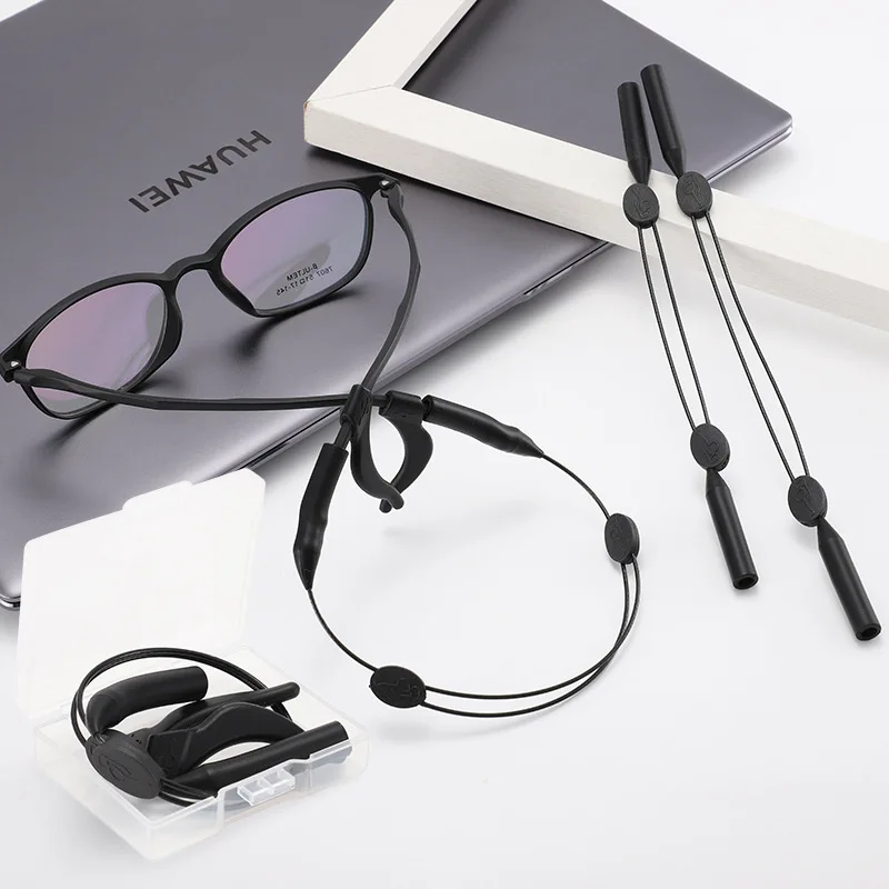 Adjustable Glasses Lanyard Sports Glasses Anti Slip Ear Hook Cover Antifalling Black Soft Silicone Soft Steel Wire Hanging Rope
Adjustable Glasses Lanyard Sports Glasses Anti Slip Ear Hook Cover Antifalling Black Soft Silicone Soft Steel Wire Hanging Rope