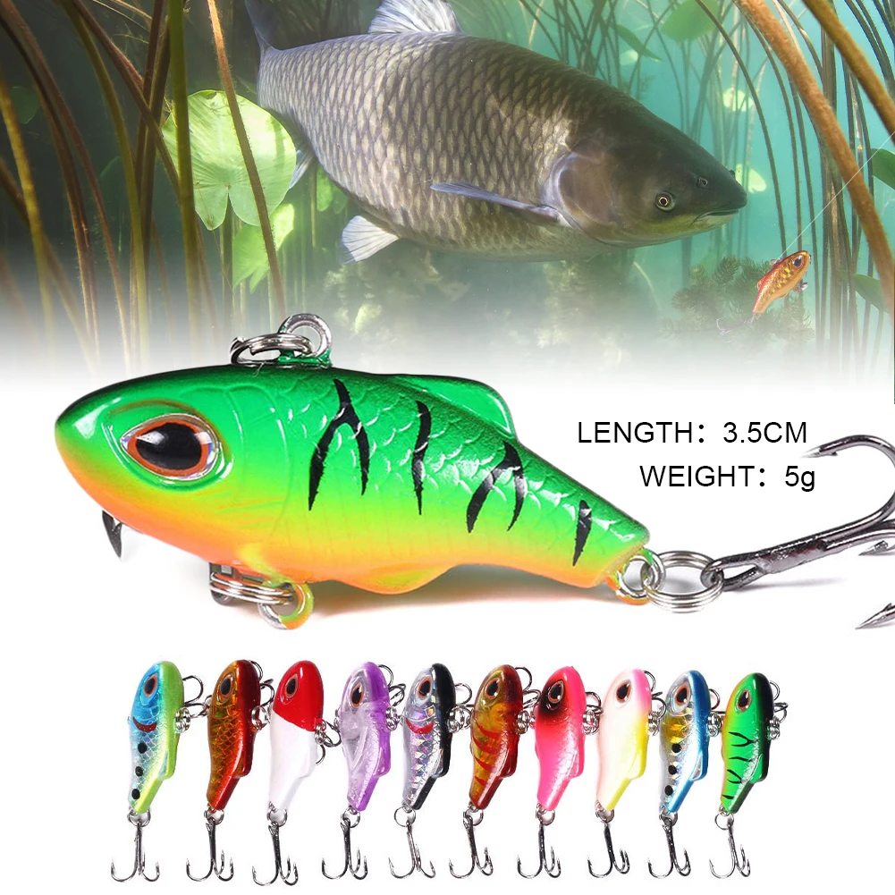 3.5cm 5g Fishing Lure VIB Sinking Mini Crankbait Vibration Artificial Hard Bait Winter Ice Fishing Wobbler Bass Fishing Tackle
3.5cm 5g Fishing Lure VIB Sinking Mini Crankbait Vibration Artificial Hard Bait Winter Ice Fishing Wobbler Bass Fishing Tackle