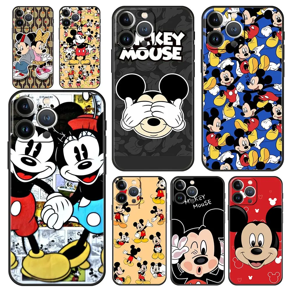 DISNEY Cartoon Mickey Mouse Luxury Phone Case For iPhone 13 14 Mmini 11 12 Pro Max 7 8 Plus SE X XR XS Soft Black Cover Fundas
DISNEY Cartoon Mickey Mouse Luxury Phone Case For iPhone 13 14 Mmini 11 12 Pro Max 7 8 Plus SE X XR XS Soft Black Cover Fundas