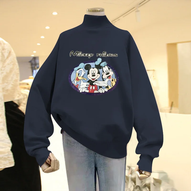 Disney Mickey Friends Cute Kawaii Women's Sweatshirt Free Shipping Autumn Winter Fleece Thick Warm Long Sleeve Y2k Clothes Women
Disney Mickey Friends Cute Kawaii Women's Sweatshirt Free Shipping Autumn Winter Fleece Thick Warm Long Sleeve Y2k Clothes Women