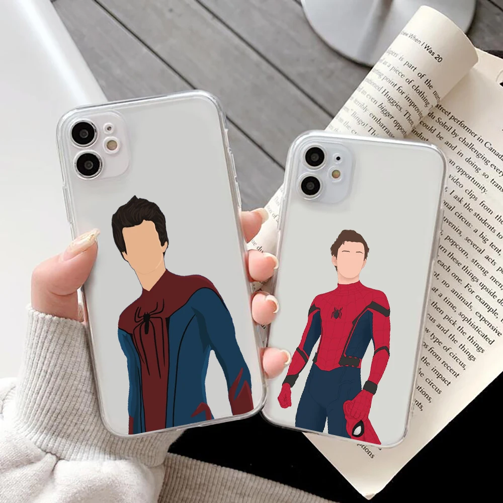 

Tom Holland The Man Of Spider Andrew phone Case For iPhone 13 pro 12 11 mini 7 Plus XS Phone Cover pro 6S 8 Plus XR XS Max Case