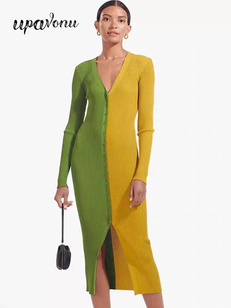 Free Shipping Sexy Colorblock Long Knit Cardigan Blouse Fashion Single Breasted Long Sleeve Slim Sweater Jacket Dress 2022 New
Free Shipping Sexy Colorblock Long Knit Cardigan Blouse Fashion Single Breasted Long Sleeve Slim Sweater Jacket Dress 2022 New