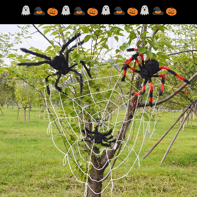Nylon Thread Spider Web Led Lantern Ghost Festival Theme Decoration Color Luminous Lights Colorful Glowing Halloween Decorations
Nylon Thread Spider Web Led Lantern Ghost Festival Theme Decoration Color Luminous Lights Colorful Glowing Halloween Decorations