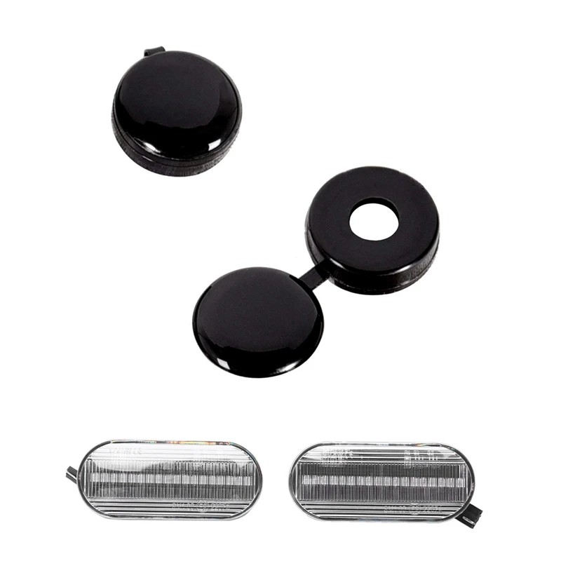 50PCS Screw Cap Cup Washer Hinged Cover Black With 2PCS Amber Led Fender Side Marker Turn Signal Lights
50PCS Screw Cap Cup Washer Hinged Cover Black With 2PCS Amber Led Fender Side Marker Turn Signal Lights