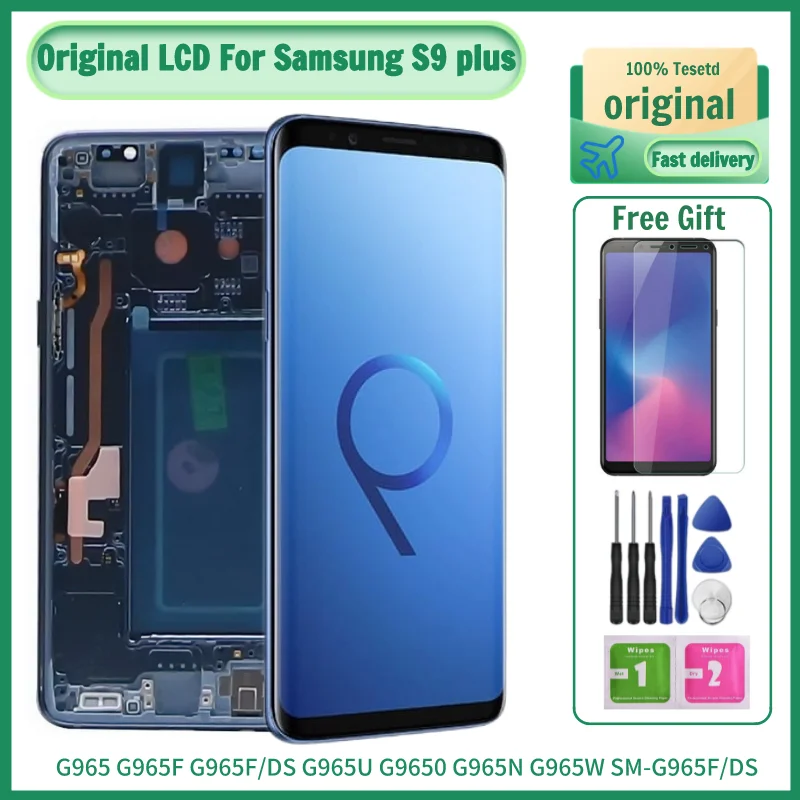 Original S9 Plus AMOLED For Samsung Galaxy S9 Plus LCD Display With Frame G965 G965F G965F/DS Touch Screen Digitizer Assembly
Original S9 Plus AMOLED For Samsung Galaxy S9 Plus LCD Display With Frame G965 G965F G965F/DS Touch Screen Digitizer Assembly