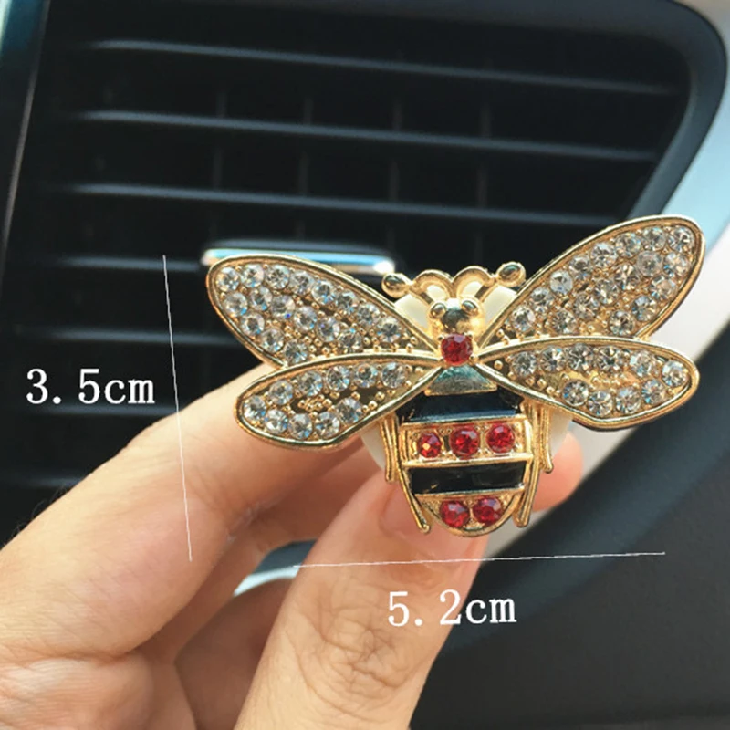 Diamond Bee Perfume Decoration Car Air Outlet Clip Air Freshener Car Interior Car Aroma Diffuser Auto Parts Car Decoration
Diamond Bee Perfume Decoration Car Air Outlet Clip Air Freshener Car Interior Car Aroma Diffuser Auto Parts Car Decoration