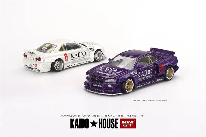 Kaido House x MINI GT 1:64 Nissan Skyline GT-R R34 Kaido Works V2 White Model Car
Kaido House x MINI GT 1:64 Nissan Skyline GT-R R34 Kaido Works V2 White Model Car
