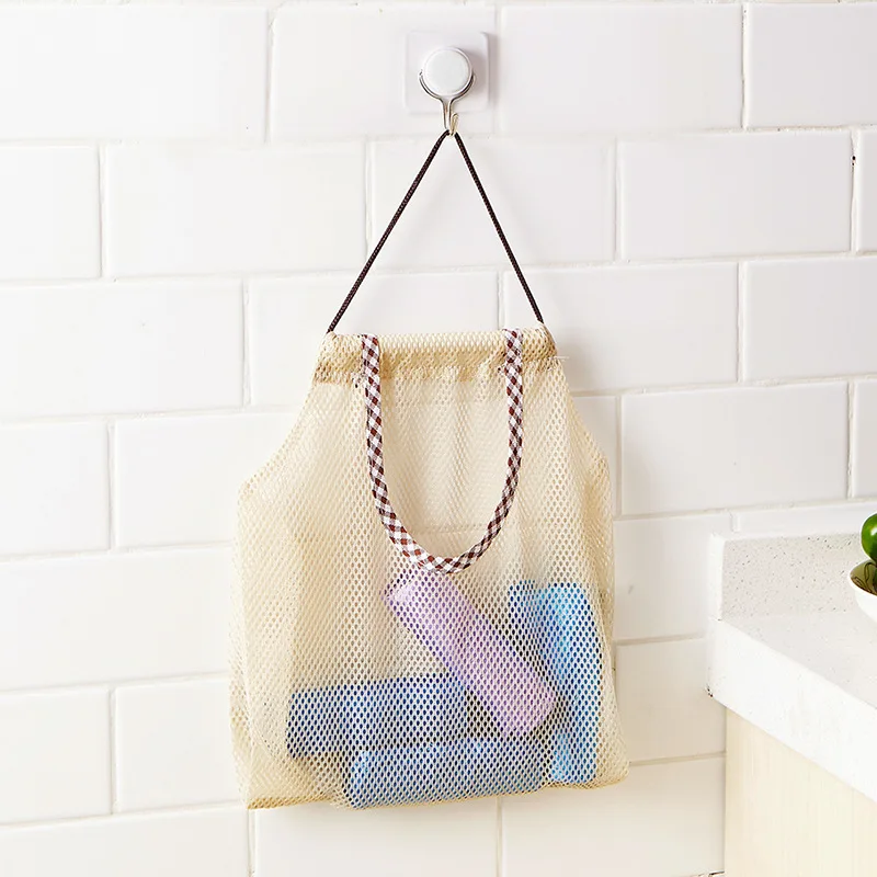 Reusable Bags Portable Net Bag Bush Toiletries Storage Eco-friendly Foldable Mesh Bag Hanging Door Wall Bath Toiletry Bag
Reusable Bags Portable Net Bag Bush Toiletries Storage Eco-friendly Foldable Mesh Bag Hanging Door Wall Bath Toiletry Bag