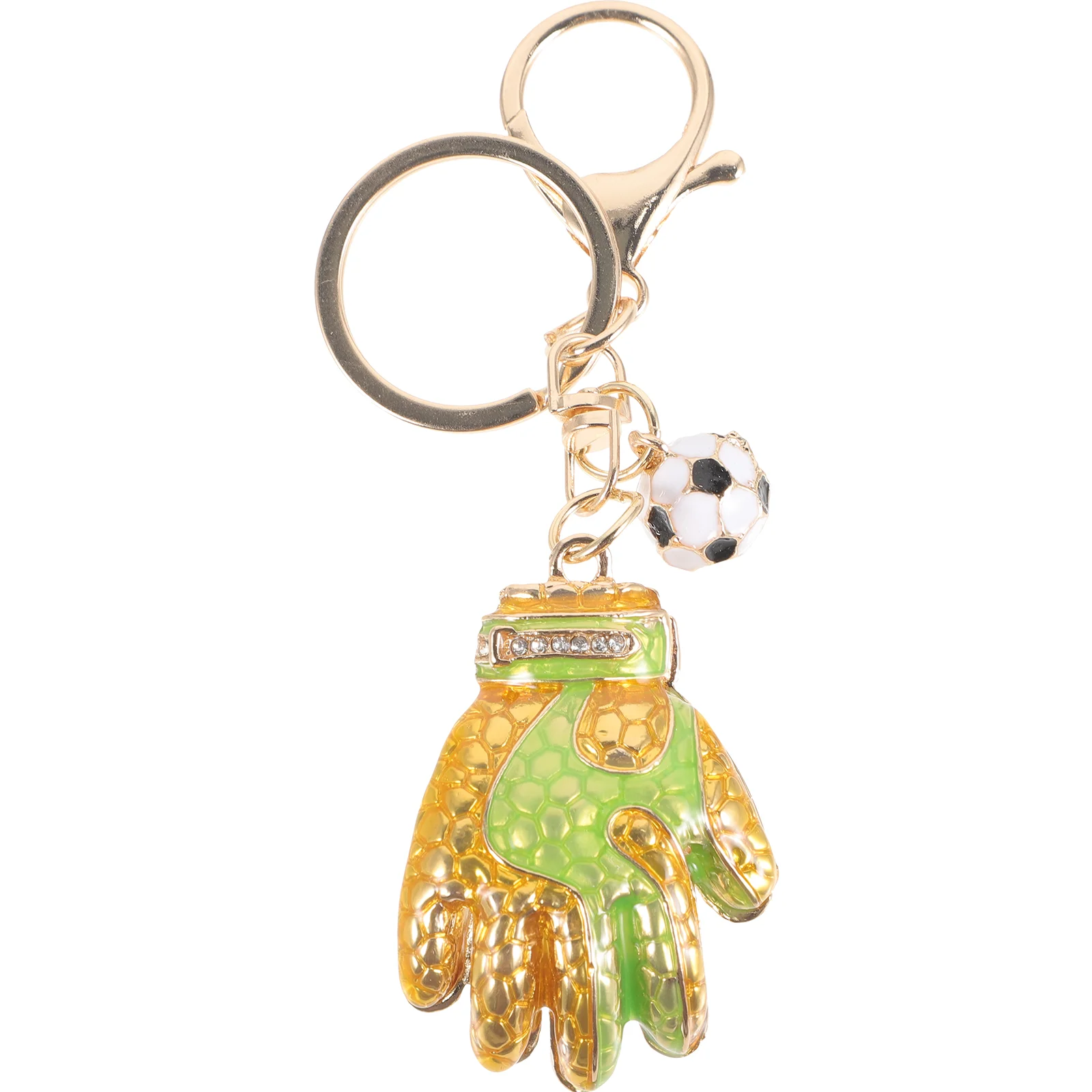 Goalkeeper Keychain Soccer Glove Key Ring Soccer Ball Pendant Charm Sports Theme Car Key Holder Backpack Purse
Goalkeeper Keychain Soccer Glove Key Ring Soccer Ball Pendant Charm Sports Theme Car Key Holder Backpack Purse