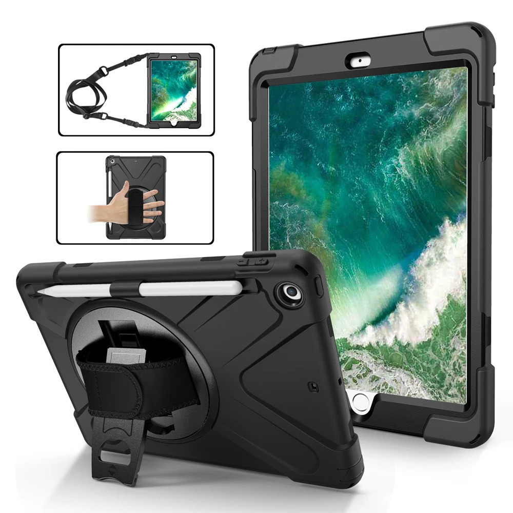 Case for iPad Pro 11 Air 5 4 3 10.9 10.5 2021 2020 10.2 9th 8th Generation 2018 9.7 Mini 6 Rugged Cover with Hand/Shoulder Strap
Case for iPad Pro 11 Air 5 4 3 10.9 10.5 2021 2020 10.2 9th 8th Generation 2018 9.7 Mini 6 Rugged Cover with Hand/Shoulder Strap