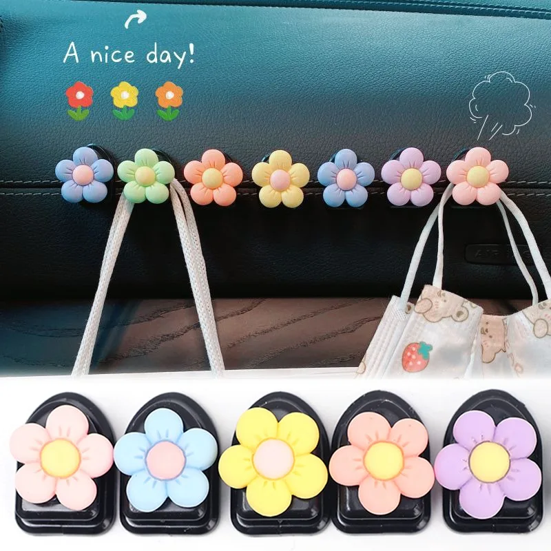 Cute Flower Decor Mini Hooks Car Dashboard Creative Paste Small Hook with Colorful Flor Flower Decoration Accessories
Cute Flower Decor Mini Hooks Car Dashboard Creative Paste Small Hook with Colorful Flor Flower Decoration Accessories